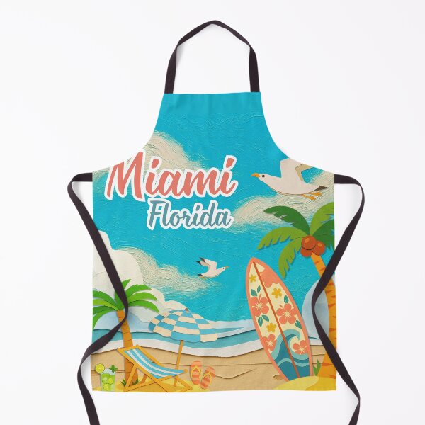 Item preview, Miami Florida Beach Retro Travel Souvenir designed and sold by DonnaRaine.