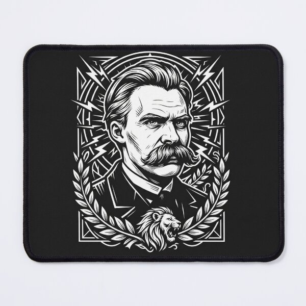 Item preview, Friedrich Nietzsche Philosopher Graphic Illustration designed and sold by Owcomm.