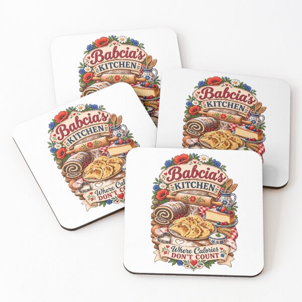 Item preview, Babcia's Kitchen Where Calories Don't Count - Funny Polish Grandma Gift Pierogi Makowiec Sernik designed and sold by Neurospicy Trolls.