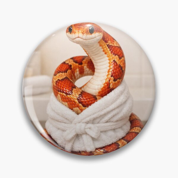 Item preview, Corn Snake Wearing a Bathrobe designed and sold by Sillytoe.