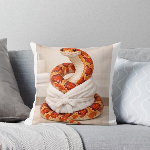 Item preview, Corn Snake Wearing a Bathrobe designed and sold by Sillytoe.