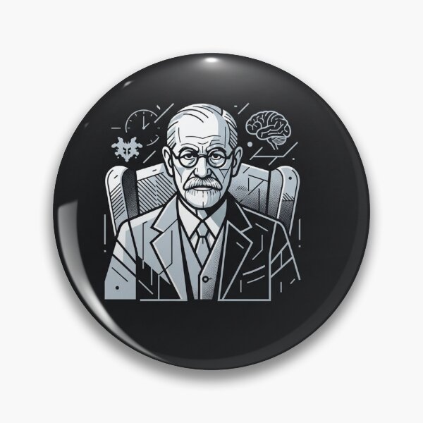 Item preview, Sigmund Freud Psychoanalysis Brain Couch Therapy Portrait designed and sold by Owcomm.