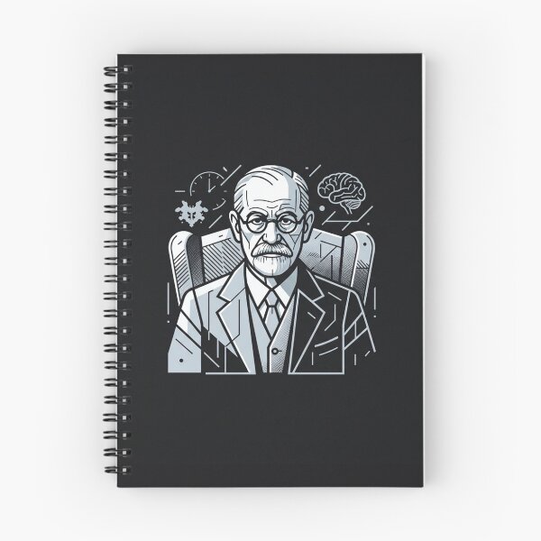 Item preview, Sigmund Freud Psychoanalysis Brain Couch Therapy Portrait designed and sold by Owcomm.