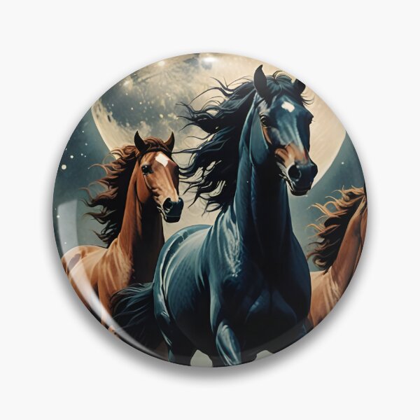 Item preview, Wild Horses Full Moon designed and sold by Aichelangelo.