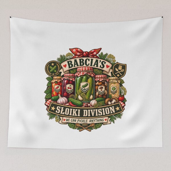Item preview, Babcia's Słoiki Division We Can Pickle Anything - Funny Polish Babcia Gift designed and sold by Neurospicy Trolls.