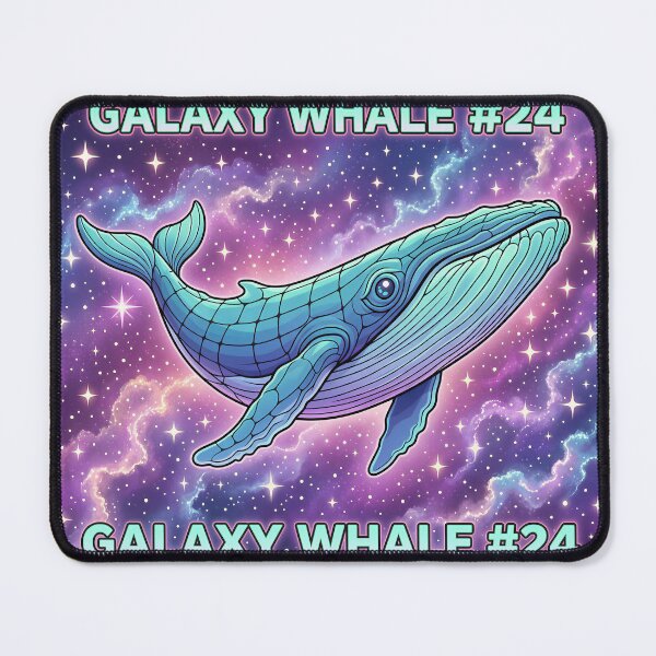 Item preview, Galaxy Whale #24 Vaporwave Gradient Mesh designed and sold by DIUMERI.