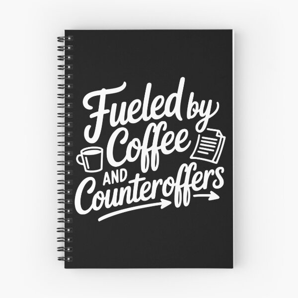 Item preview, Fueled by Coffee and Counteroffers designed and sold by theartfulaspie.