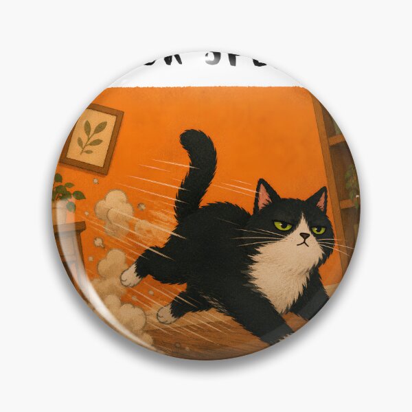 Item preview, CAT CRIME FILES: Cat Zoomies - Reckless Indoor Speeding Case 005 designed and sold by BrooklynRhodes.