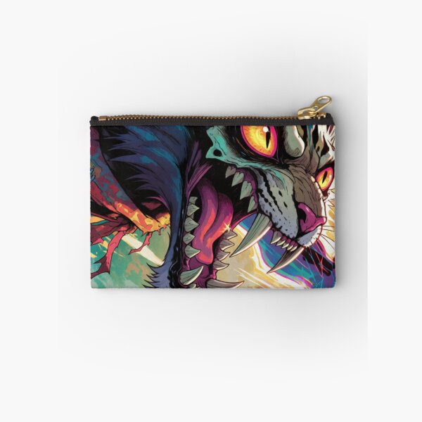 Item preview, Feline Fury Lit in Electric Neon Fluorescent Glory (V3) designed and sold by SabaMirzique.