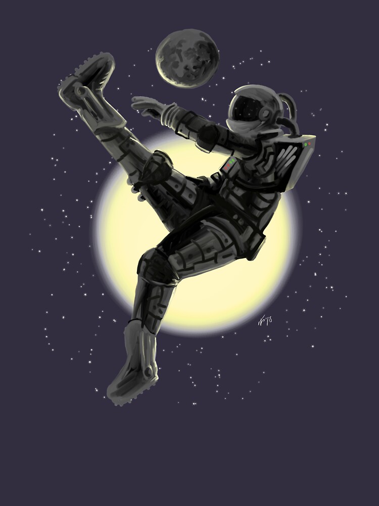 Space Soccer with the Moon by DOODL
