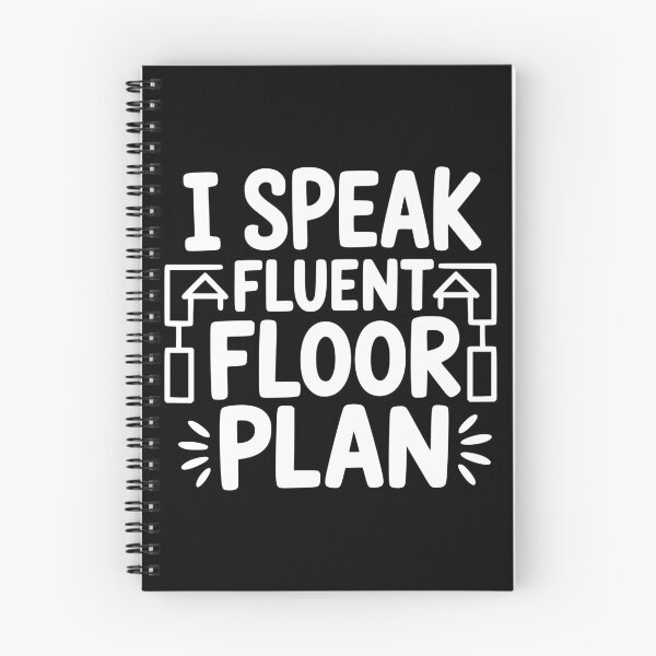 Item preview, I Speak Fluent Floor Plan designed and sold by theartfulaspie.