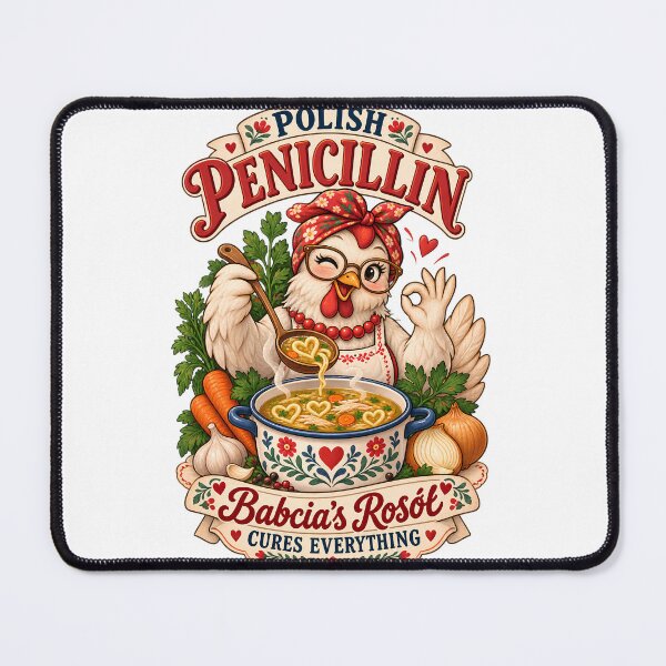 Item preview, Polish Penicillin Babcia's Rosół Cures Everything - Funny Polish Chicken Soup Babcia Gift designed and sold by Neurospicy Trolls.
