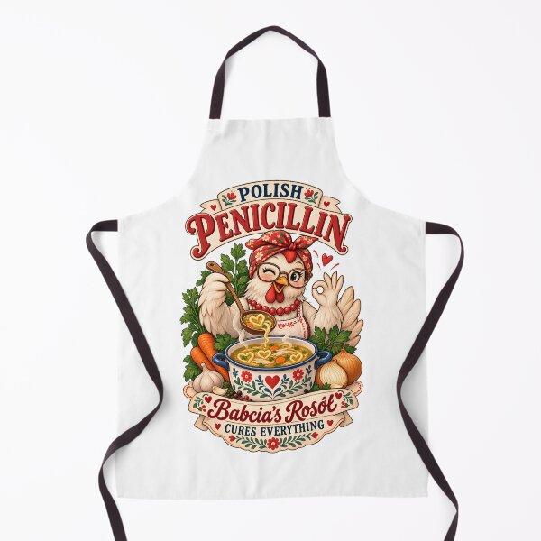 Item preview, Polish Penicillin Babcia's Rosół Cures Everything - Funny Polish Chicken Soup Babcia Gift designed and sold by Neurospicy Trolls.