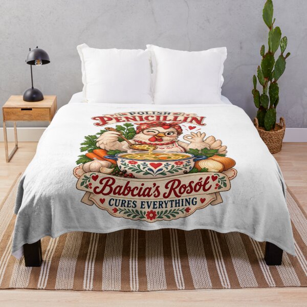 Item preview, Polish Penicillin Babcia's Rosół Cures Everything - Funny Polish Chicken Soup Babcia Gift designed and sold by Neurospicy Trolls.