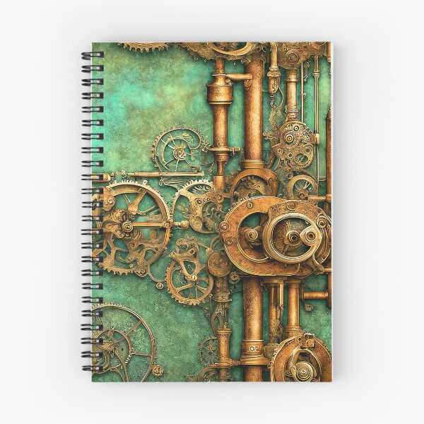 Item preview, Steampunk Green Copper Grunge Pattern designed and sold by Retro Art Factory.