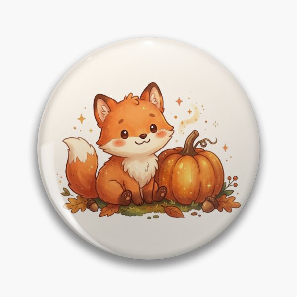 Item preview, Fox With Pumpkin designed and sold by Cerys-GS.