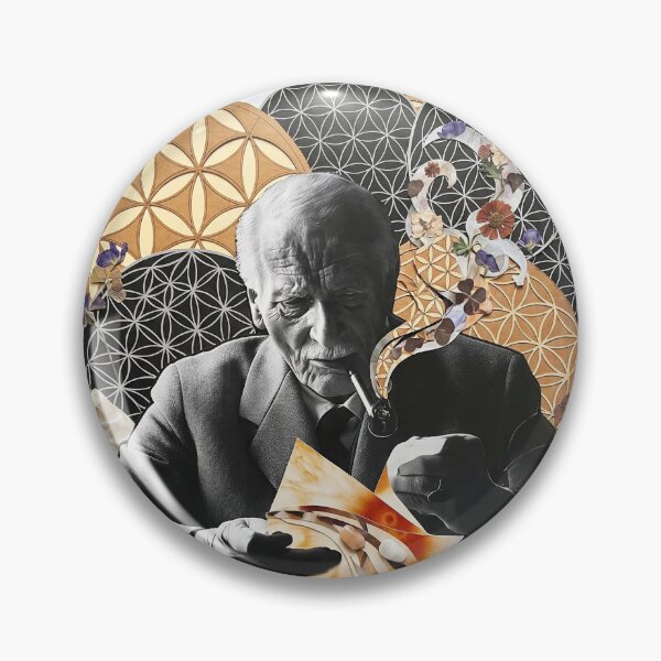Item preview, Carl Jung Collage Art designed and sold by Mystikos Art.