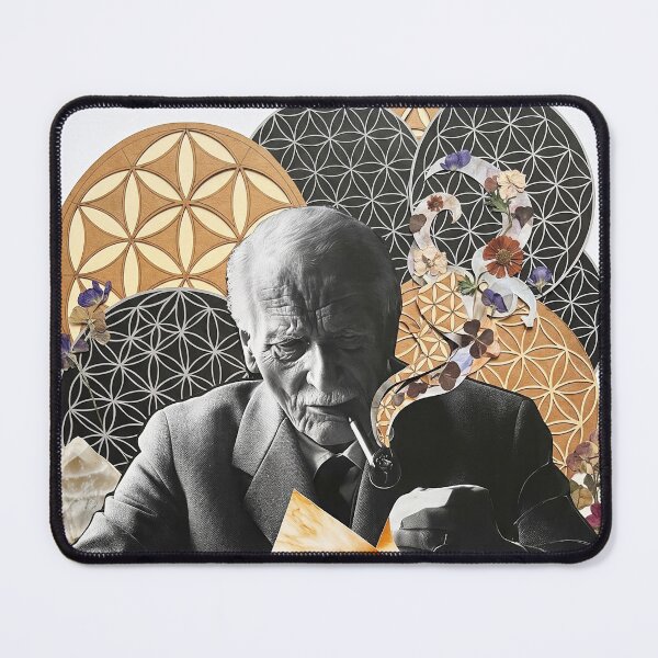 Item preview, Carl Jung Collage Art designed and sold by Mystikos Art.