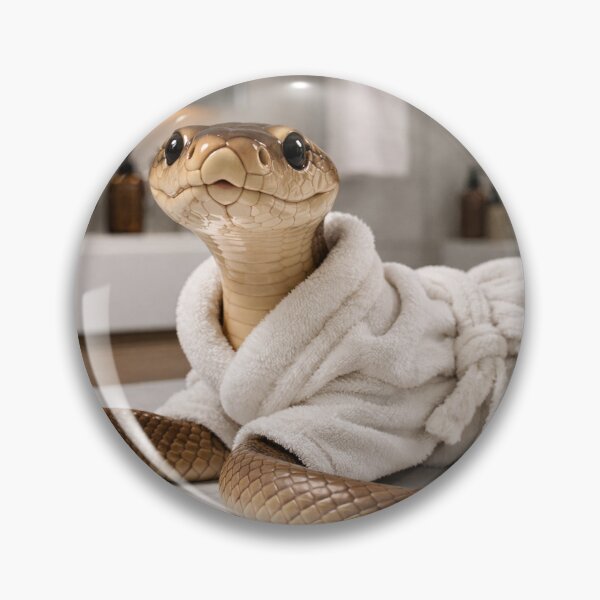 Item preview, Eastern Brown Snake Wearing a Bathrobe designed and sold by Sillytoe.