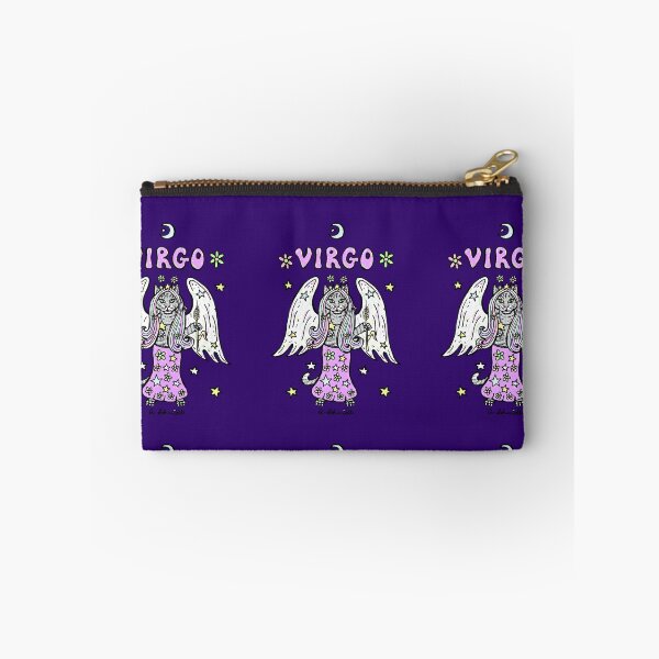 Item preview, Virgo Maiden Astrology Winged Cat Original Art Illustration designed and sold by Intergalactic Unicorn: Art by Anna Schmidt.