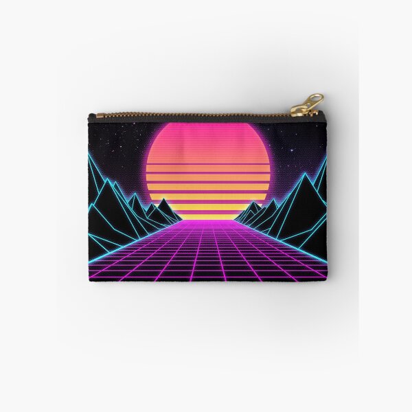 Item preview, Synthwave Neon Grid Sunset Retro Futurism designed and sold by The Mellonaire.