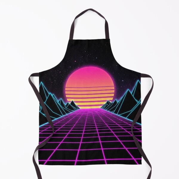 Item preview, Synthwave Neon Grid Sunset Retro Futurism designed and sold by The Mellonaire.