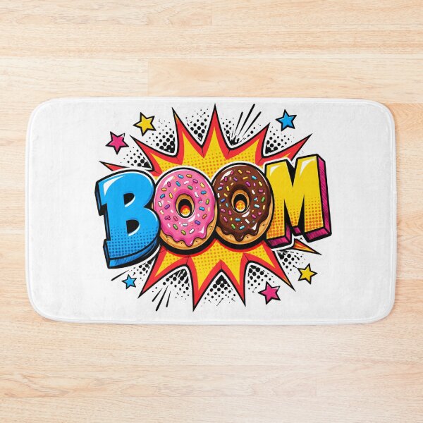 Item preview, Donut BOOM Pop Art Sticker designed and sold by Pigmentra.