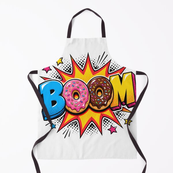 Item preview, Donut BOOM Pop Art Sticker designed and sold by Pigmentra.