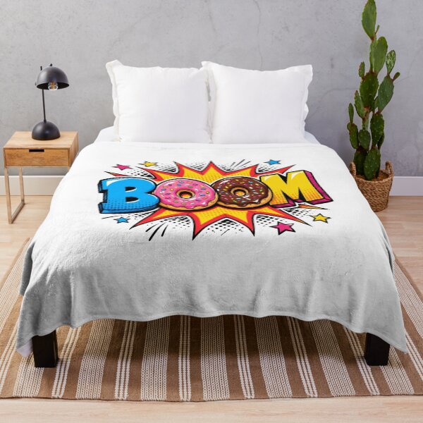 Item preview, Donut BOOM Pop Art Sticker designed and sold by Pigmentra.