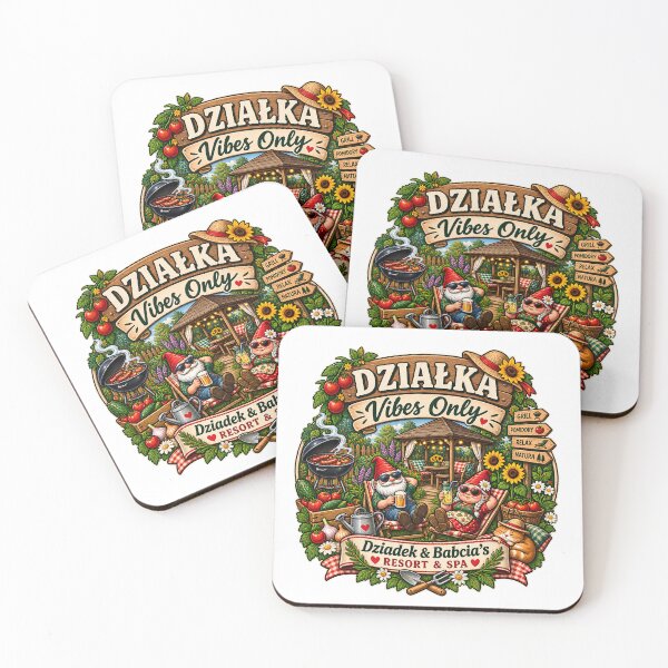 Item preview, Działka Vibes Only Dziadek & Babcia's Resort & Spa - Funny Polish Allotment Garden Gift for Grandma and Grandpa designed and sold by Neurospicy Trolls.