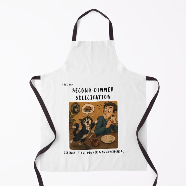 Item preview, CAT CRIME FILES: Hungry Cat Second Dinner - Cat Crime File Case 009 designed and sold by BrooklynRhodes.