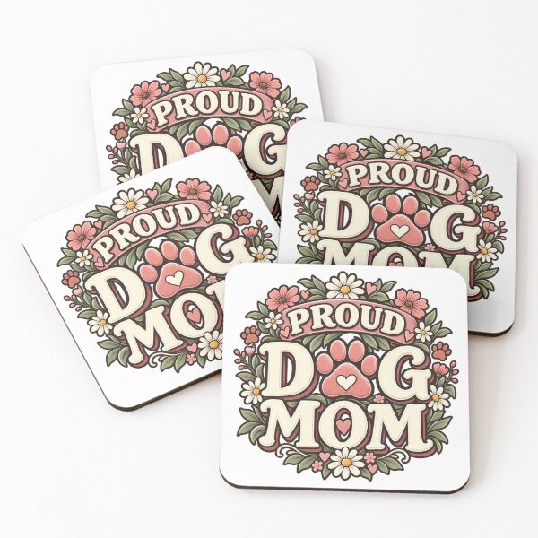 Item preview, Proud Dog Mom Floral Paw Design designed and sold by DarnaWear.