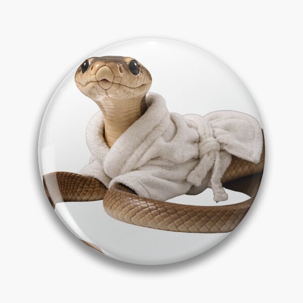 Item preview, Cozy Eastern Brown Snake in a Bathrobe designed and sold by Sillytoe.