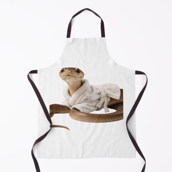 Item preview, Cozy Eastern Brown Snake in a Bathrobe designed and sold by Sillytoe.