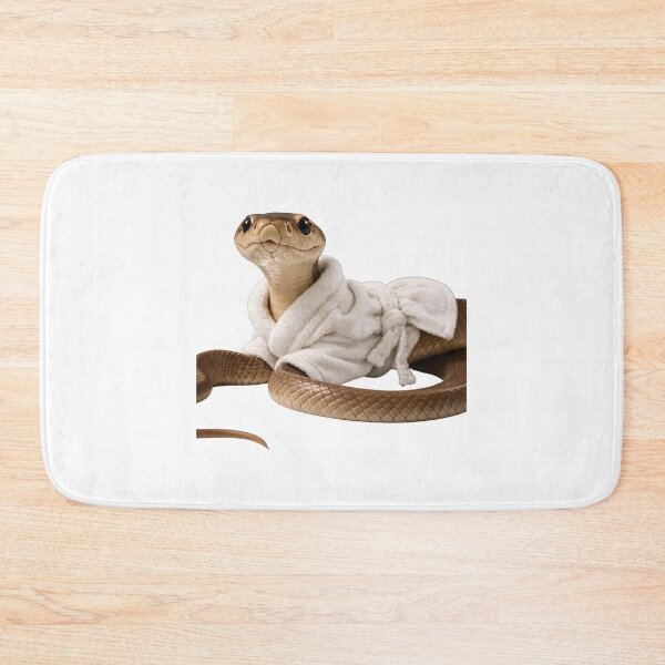 Item preview, Cozy Eastern Brown Snake in a Bathrobe designed and sold by Sillytoe.