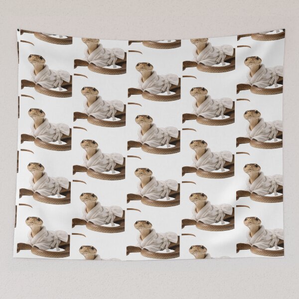 Item preview, Cozy Eastern Brown Snake in a Bathrobe designed and sold by Sillytoe.