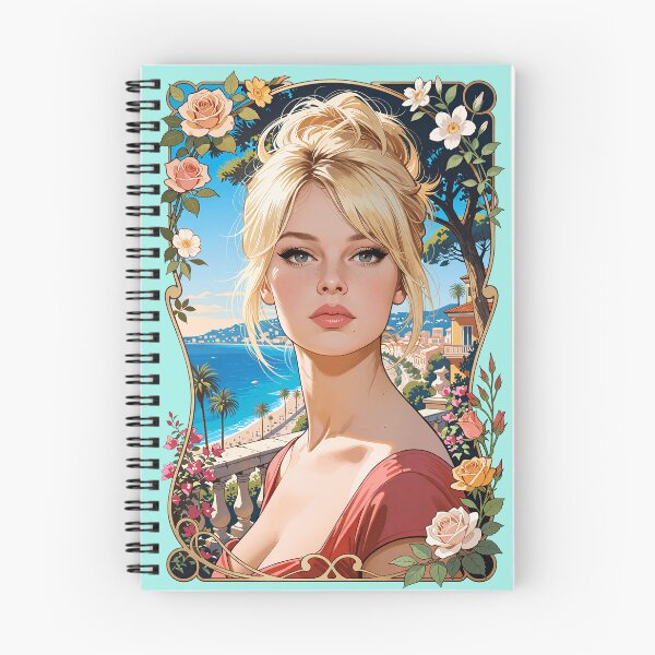 Item preview, Young Brigitte Bardot Sunny Nice Riviera Art Print designed and sold by BorgSpareParts.