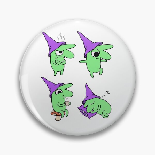 Item preview, Funny Glitchy Glep Wizard Hat - Smiling Friends Gleb designed and sold by LUX2Boutique ★★★★★.