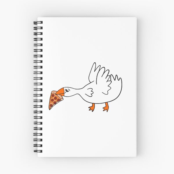 Item preview, Silly Goose Stealing Pizza Lover designed and sold by Sartoris Art.