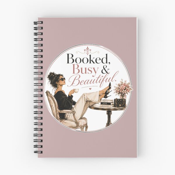 Item preview, Booked, Busy & Beautiful | Chic Feminine Boss Woman Aesthetic designed and sold by TheStephanieRome.