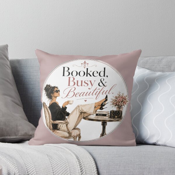 Item preview, Booked, Busy & Beautiful | Chic Feminine Boss Woman Aesthetic designed and sold by TheStephanieRome.