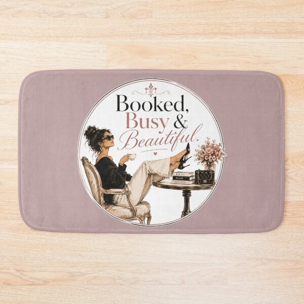 Item preview, Booked, Busy & Beautiful | Chic Feminine Boss Woman Aesthetic designed and sold by TheStephanieRome.