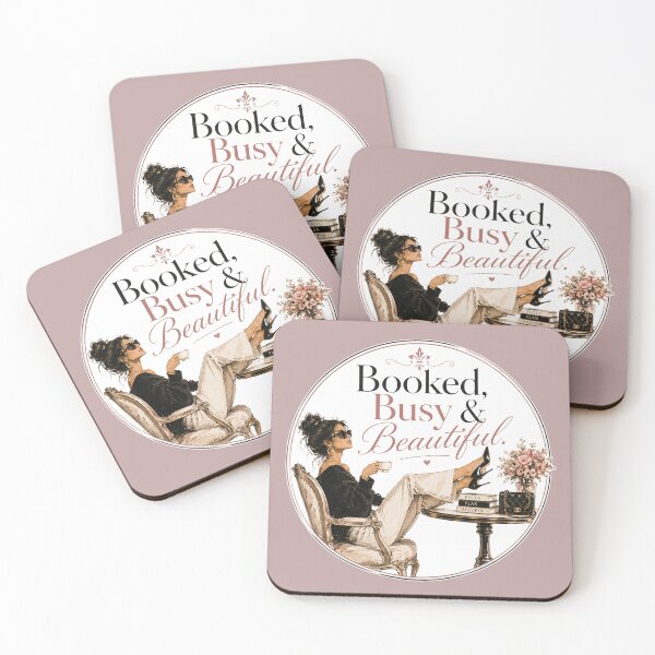 Item preview, Booked, Busy & Beautiful | Chic Feminine Boss Woman Aesthetic designed and sold by TheStephanieRome.