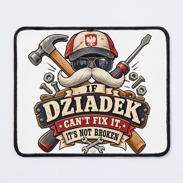 Item preview, If Dziadek Can't Fix It It's Not Broken - Funny Polish Grandpa Handyman Gift designed and sold by Neurospicy Trolls.