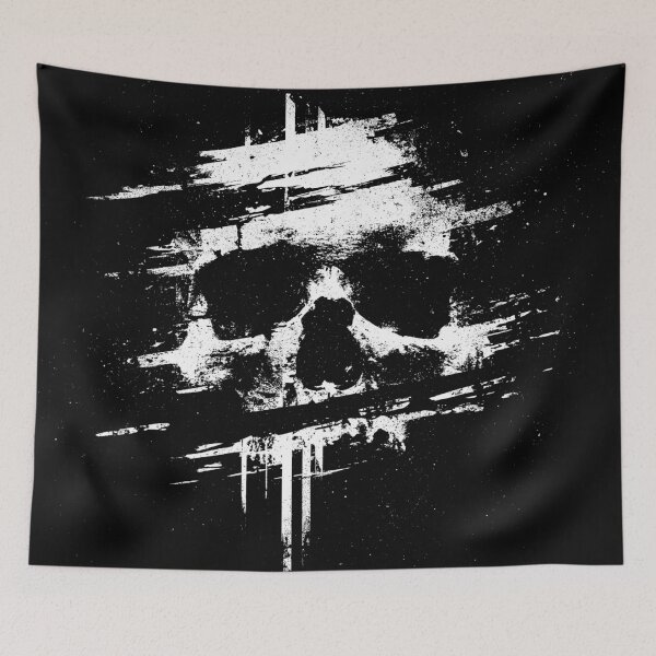 Item preview, Brush Stroke Skull designed and sold by folskullyz.