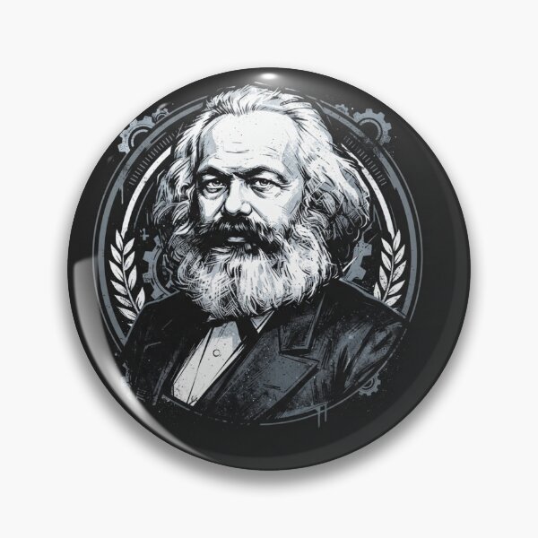 Item preview, Karl Marx Industrial Vintage Portrait Illustration designed and sold by Owcomm.