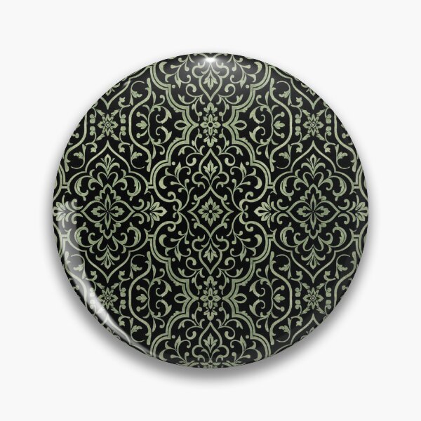 Artikelvorschau, Elegantes islamisches Arabesken-Damastmuster (V.5b) – Nahtloses Ornamentdesign entworfen und verkauft von D-Islamic.