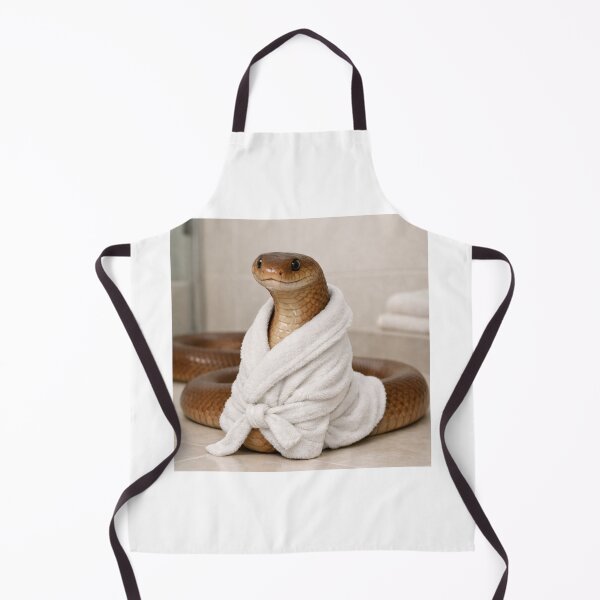 Item preview, Eastern Brown Snake Relaxing in a Bathrobe designed and sold by Sillytoe.