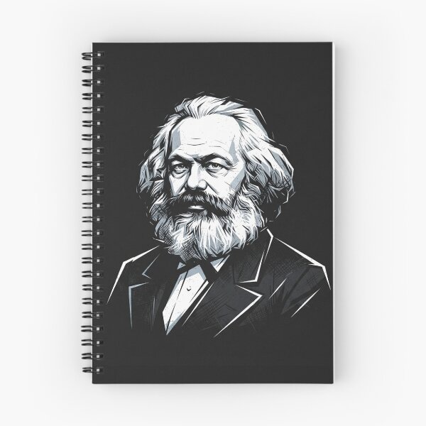 Artikelvorschau, Karl Marx Porträt Grafik Illustration Kunst entworfen und verkauft von Owcomm.