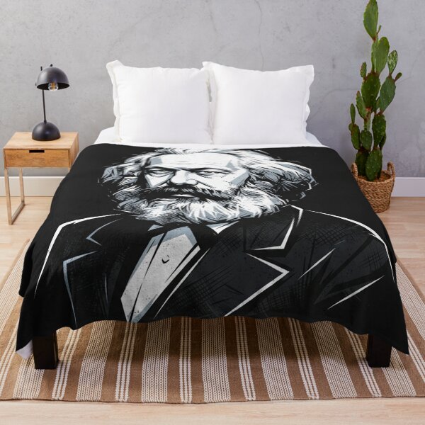 Item preview, Karl Marx Portrait Graphic Illustration Art designed and sold by Owcomm.